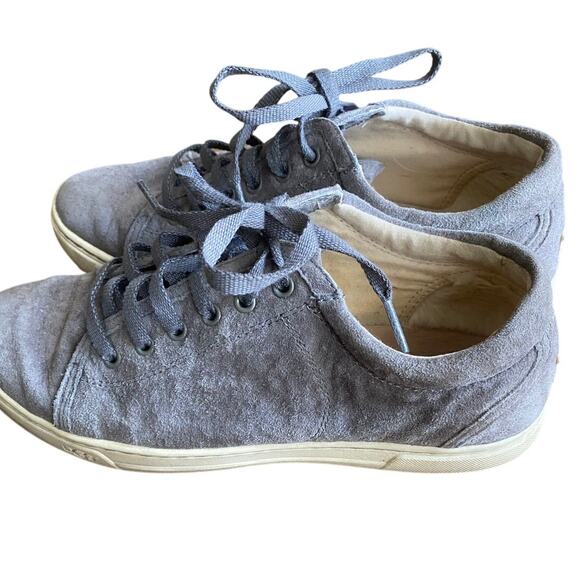 UGG Bluish Grey Faux Suede Sneakers - Picture 5 of 7